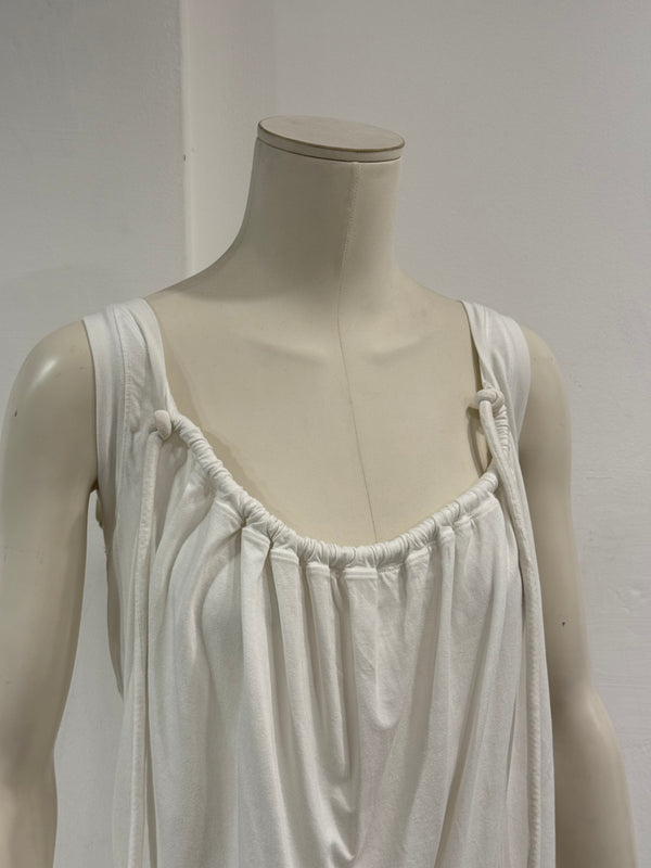 S/S2003 Maison Margiela ruched cotton top
