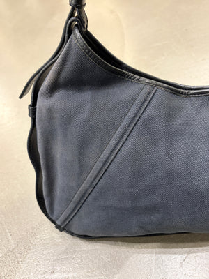 2002 Yves Saint Laurent by Tom Ford Mombasa blue canvas bag