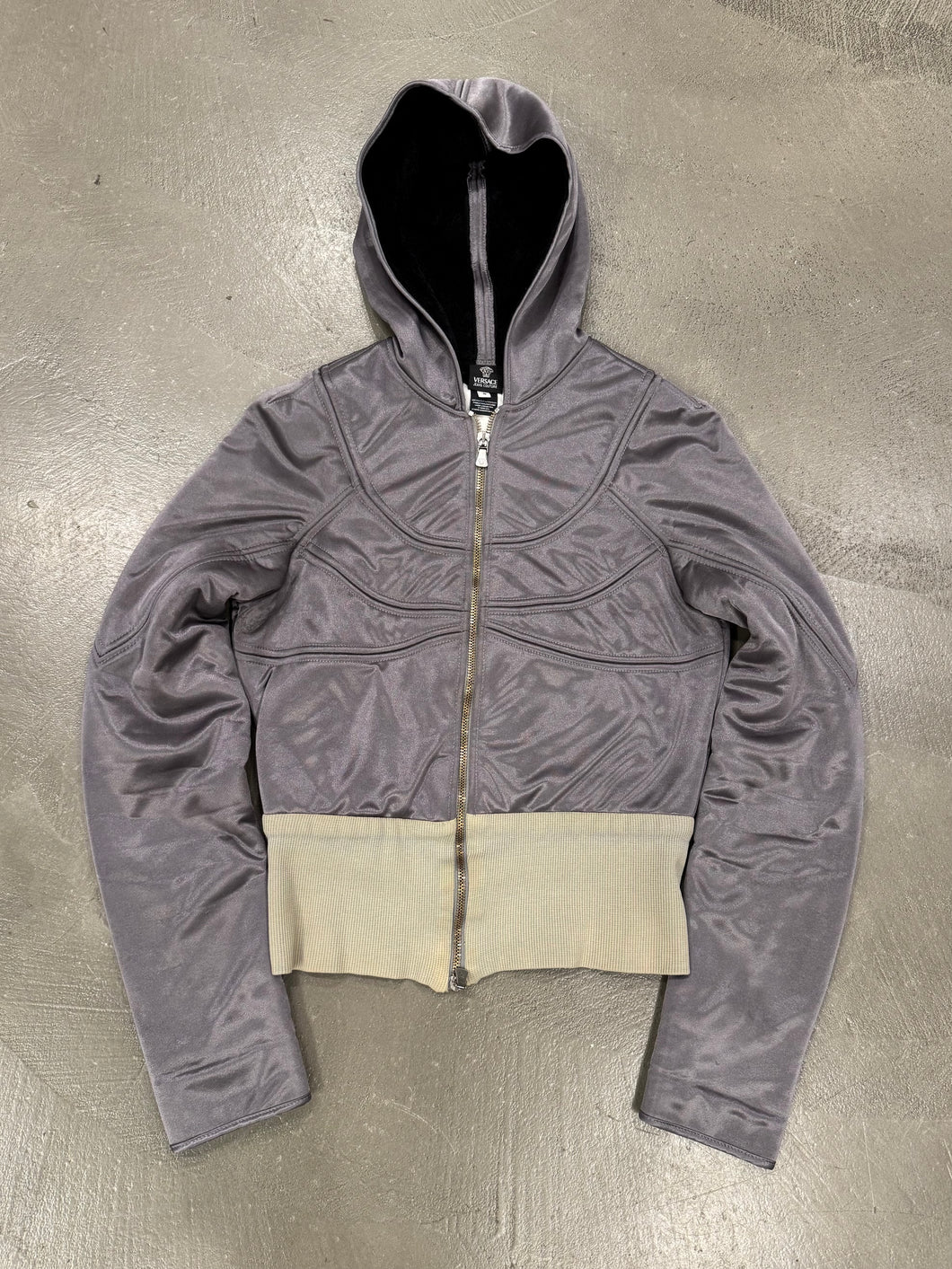 2000s Versace paneled cropped jacket