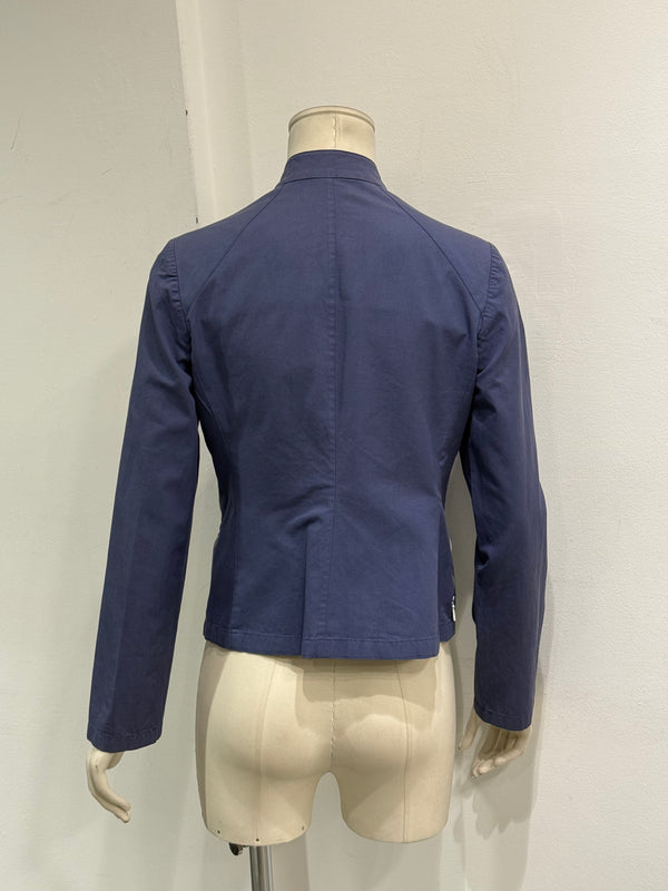 2000s Miu Miu cotton minimalist cropped jacket