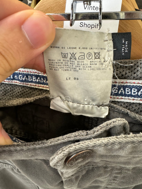 SS2003 Dolce & Gabbana military cargo pants