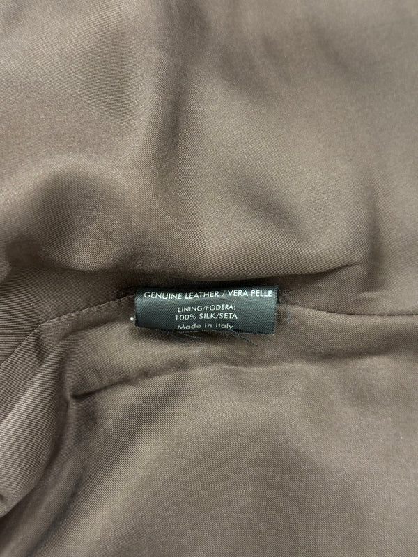 2000s Gucci monogram military leather jacket