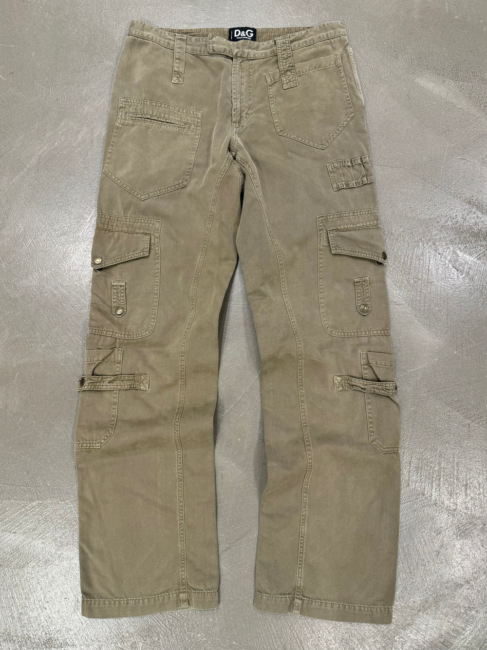 F/W 2003 Dolce & Gabbana  cargo carpenter army pants