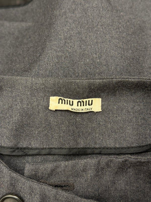 2009 Miu Miu cropped double breasted wool jacket