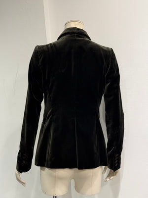 A/W2003 Gucci By Tom Ford velvet blazer