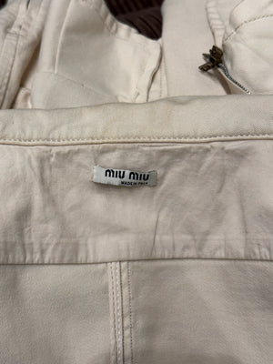 S/S2010 Miu Miu utility cropped jacket