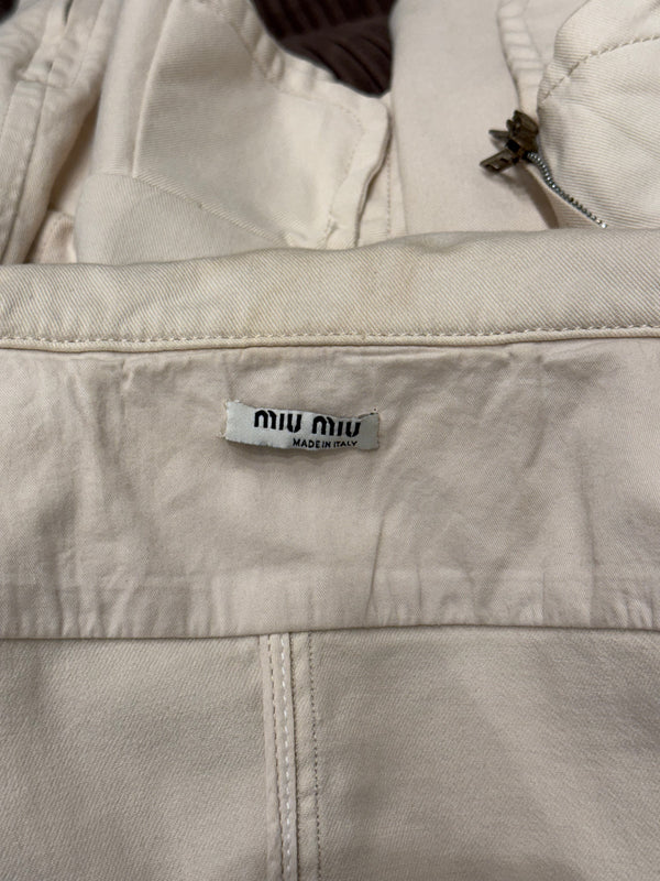 S/S2010 Miu Miu utility cropped jacket