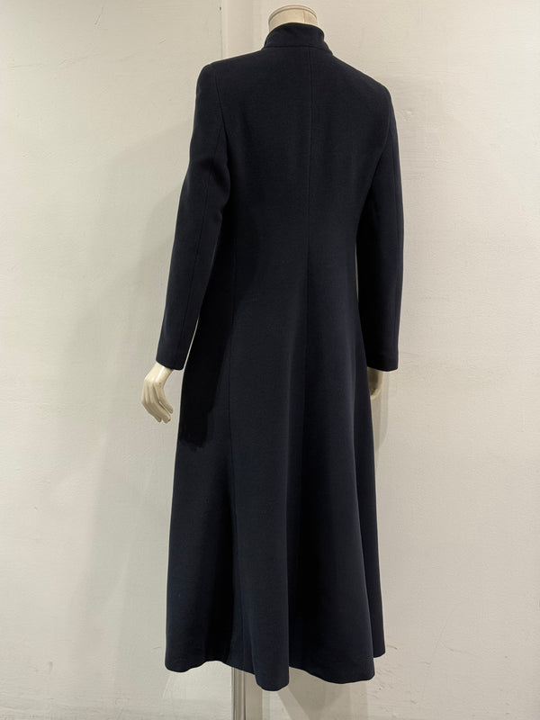 1990s Giorgio Armani side slit long coat