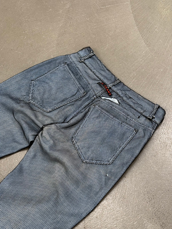 2000s Jean Paul Gaultier mesh double layer pants