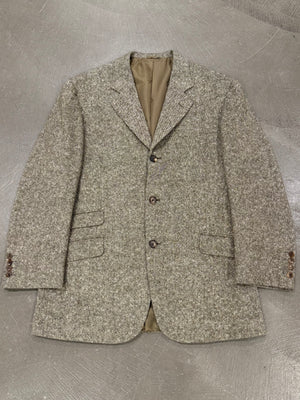 1990s Hermes wool tweed suit set