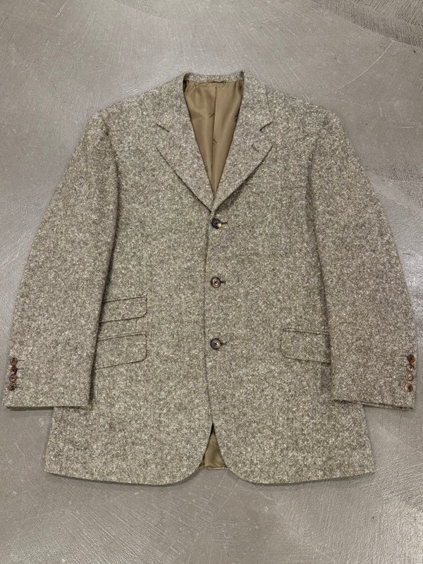 1990s Hermes wool tweed suit set