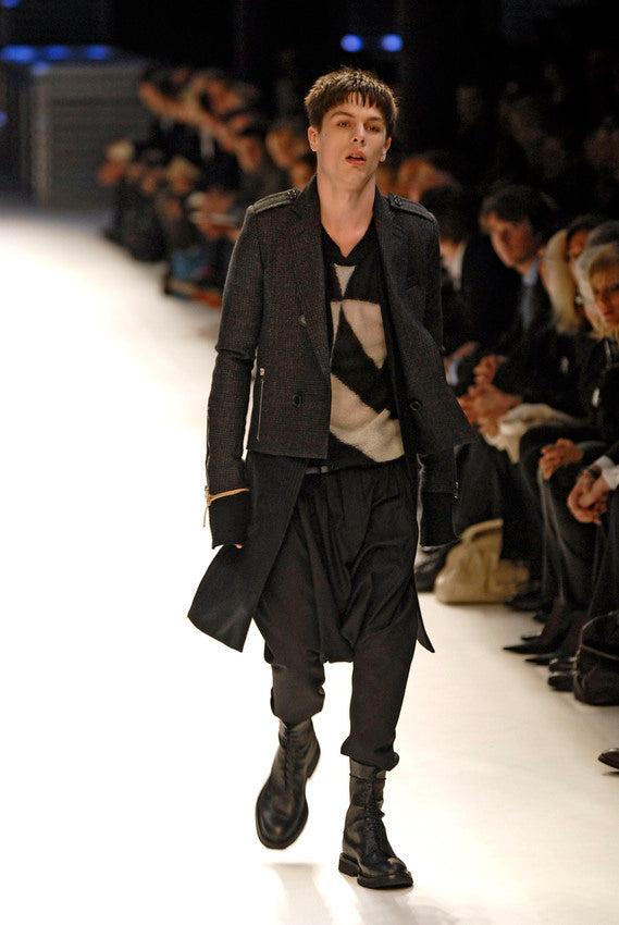 A/W2007 Dior by Hedi Slimane “Navigate” double breasted military jacket