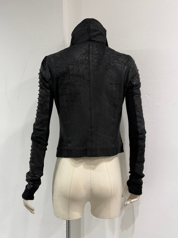 A/W2010 Rick Owens “GLEAM” blistered leather jacket