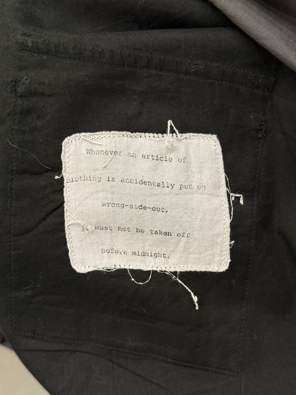 2000s Hussein Chalayan hybrid deconstructed shirt