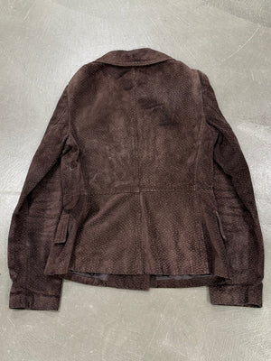 2000s Prada leather jacket