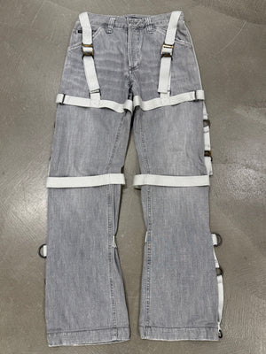 A/W2003 Dolce & Gabbana bondage parachute pants