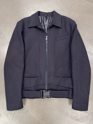 A/W2007 Dior by Hedi Slimane “Navigate” belted wool jacket