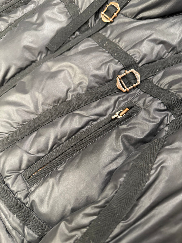 1990s Roberto Cavalli harness bondage puffer jacket