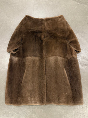 2010 Maison Margiela fur boat neck cape