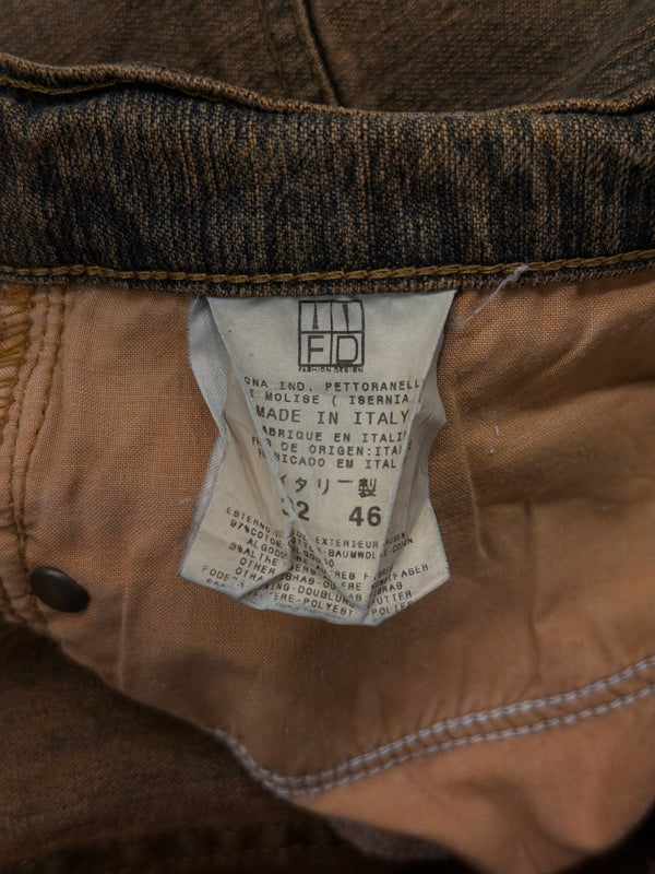 2000s Cavalli sand wash flared jeans