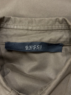 S/S2002 Gucci by Tom Ford runway military trench coat