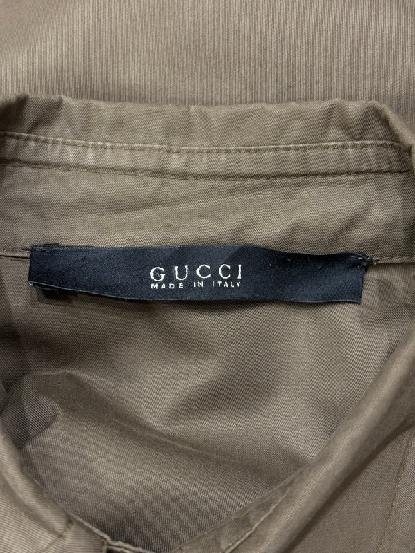 S/S2002 Gucci by Tom Ford runway military trench coat