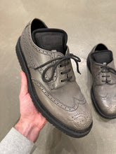 Load image into Gallery viewer, 2000s Prada grey leather derby shoes
