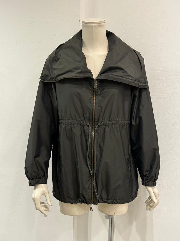 Prada oversized collar light jacket