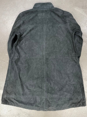 Loro Piana leather coat with removable hood
