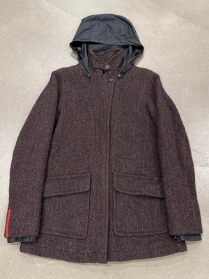2000s Prada hooded field wood jacket