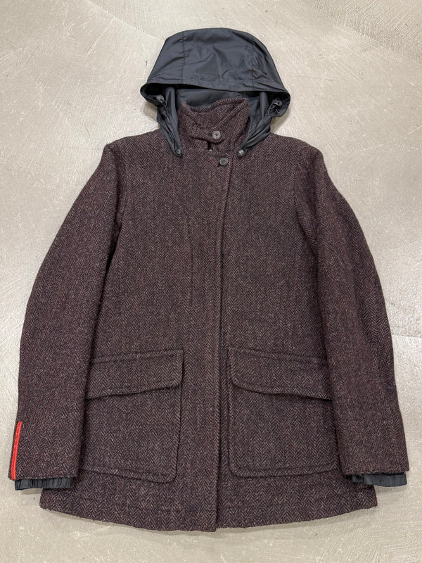 2000s Prada hooded field wood jacket