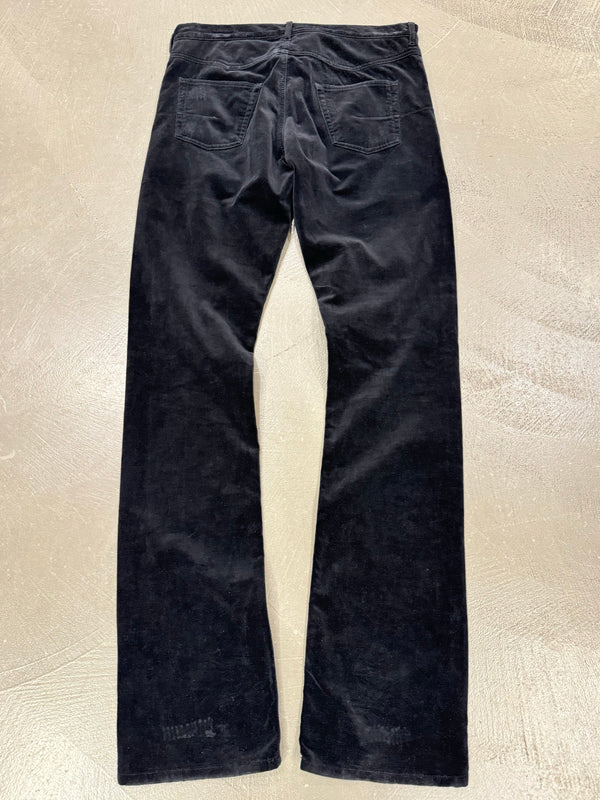 A/W 2005 Dior by Hedi Slimane velvet pants