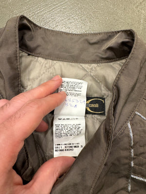 2007 Cavalli paneled bomber jacket