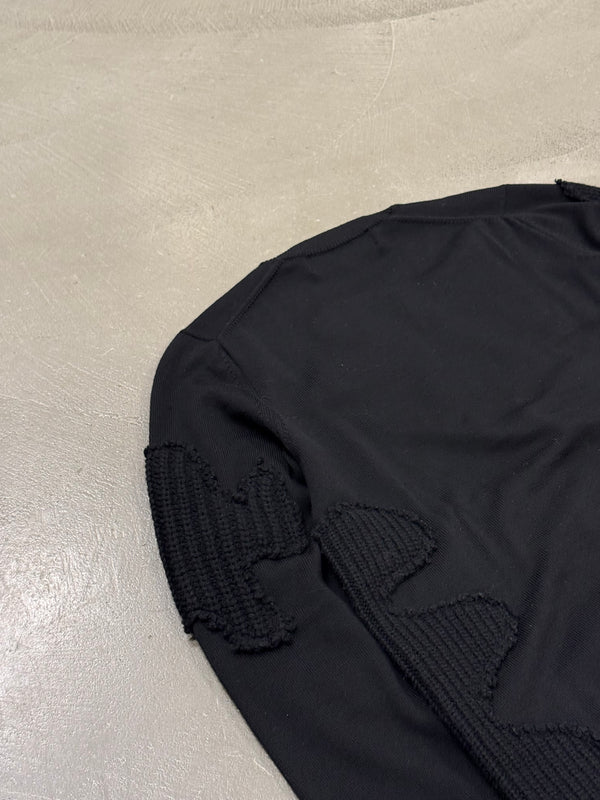 2017 Comme des Garçons patchwork knit sweater