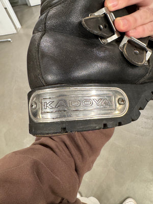 1990s Kadoya armored biker boots