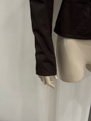 2000s Yves Saint Laurent by Tom Ford Tailored corseted jacket