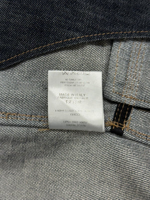2002 Gucci by Tom Ford military officer denim jacket