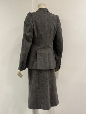 A/W2000 Alexander McQueen tailored set blazer & skirt