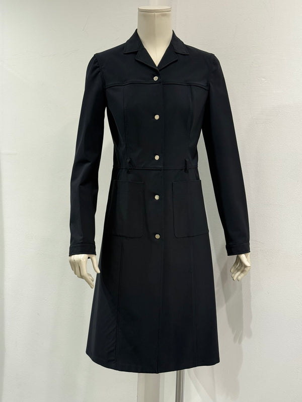 1990s Prada nylon long coat