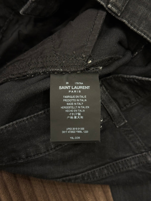 2018 Saint Laurent “D02” black jeans