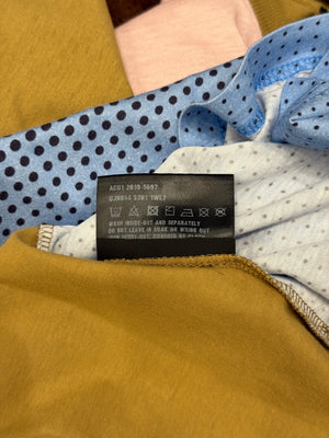 2019 Prada space color block t-shirt