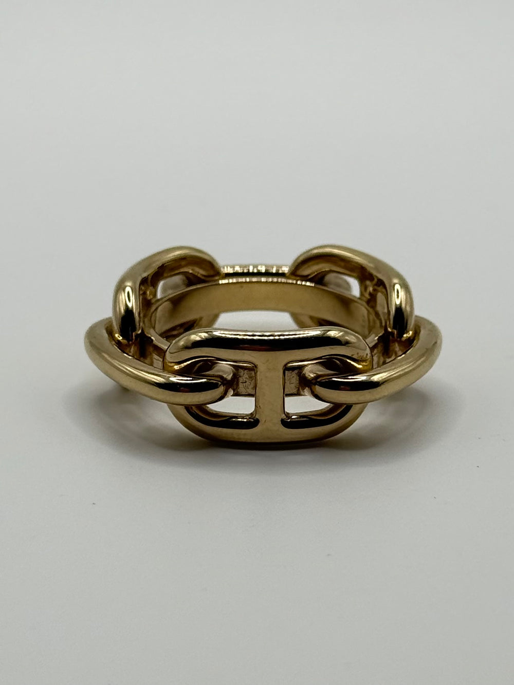 Hermes chain scarf ring