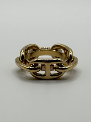 Hermes chain scarf ring
