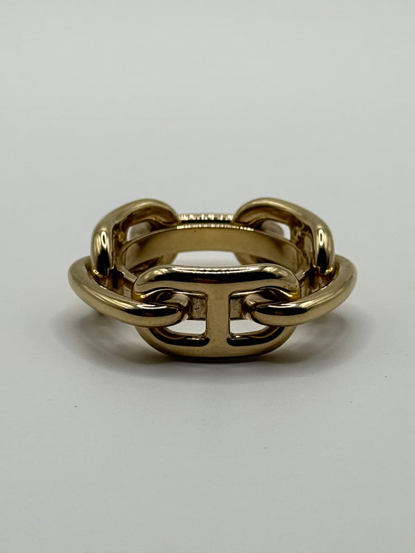 Hermes chain scarf ring