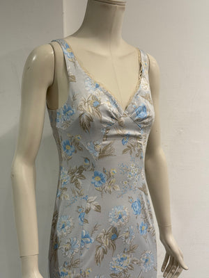 2000s Dolce & Gabbana floral print midi dress