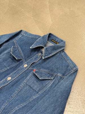 S/S1999 Alexander McQueen buster denim jumpsuit