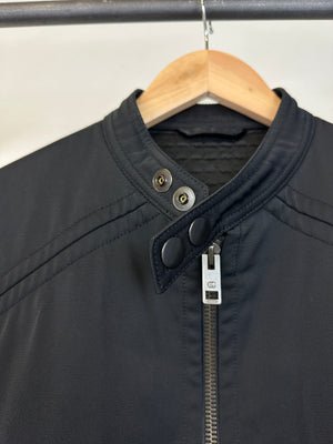 2000s Gucci by Tom Ford paneled moto jacket