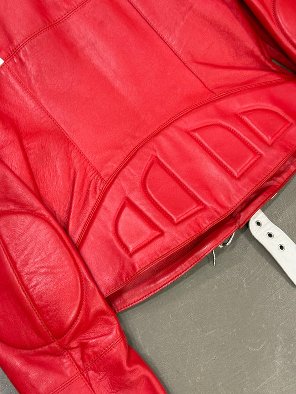 S/S2001 Dolce & Gabbana biker leather jacket
