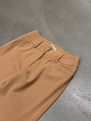 2000s Dolce & Gabbana tailored wool flared trousers