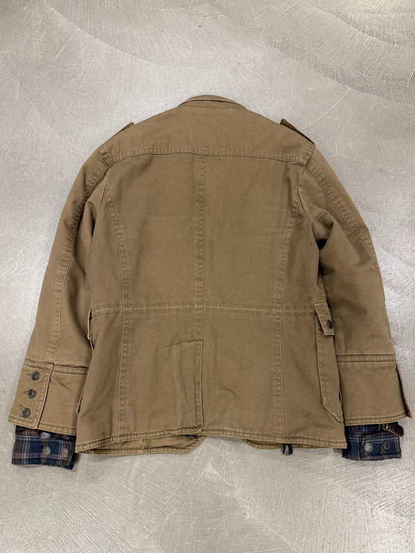 A/W2004 Dsquared2 multi pocket double layer cotton jacket